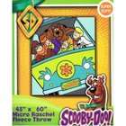 Penny Lane Scooby Doo ~ Mystery Machine ~ Micro Raschel Fleece Throw 