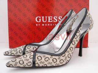 GUESS G logo Haley Shoes heels Classic Pumps BLACK NEW  
