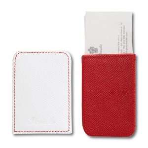  Pineider City Chic Leather Business Card Holder 