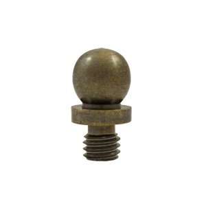  CHBT5 Antique Brass Solid Brass Ball Cabinet Finial: Home Improvement
