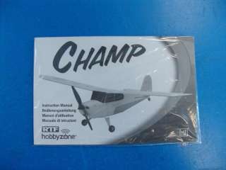 HobbyZone Ultra Micro Champ DSM2 2.4GHz Electric RC R/C Airplane PARTS 