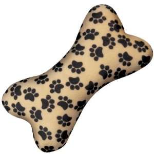  Zanies 8 Inch Plush Wild Style Bone Dog Toy, Pawprint: Pet 