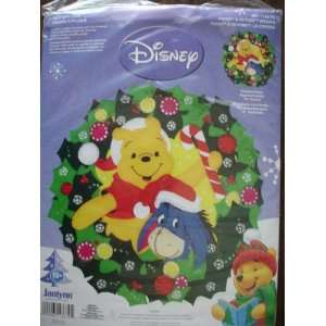Disney Pooh & Eeyore Wreath Felt Applique Wreath Kit  