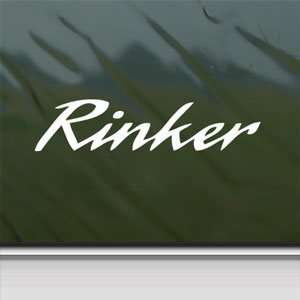  RINKER BOATS White Sticker BOAT CRUISER Laptop Vinyl 