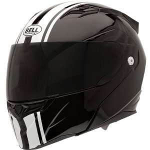   Revolver EVO Modular Motorcycle Helmet Rally Black/White S: Automotive