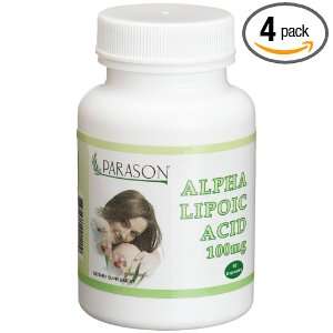  Parason Alpha Lipoic Acid 100 mg Capsule, 60 Count Bottles 
