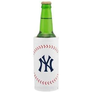    New York Yankees White Baseball Bottle Coolie: Sports & Outdoors