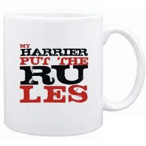 New  My Harrier Put The Rules  Mug Dog 