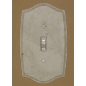   Marble, Toggle Switch Plate Cover, Colonial Style 3