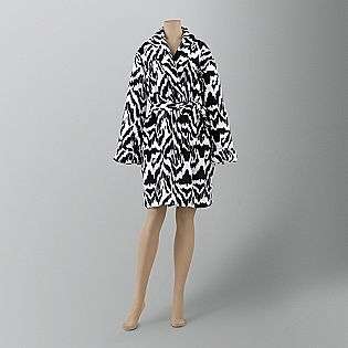    Print Plush Robe  Covington Clothing Intimates Sleepwear & Robes