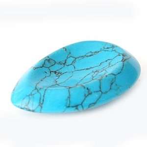   WORRY STONE Tumbled Comfort   TURQUOISE HOWLITE: Health & Personal