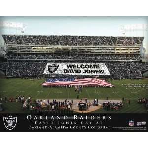  Personalized Oakland Raiders Stadium Print Sports 