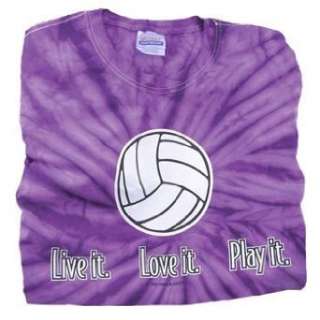  Tandem Live It, Love It, Play It Volleyball Tee Clothing