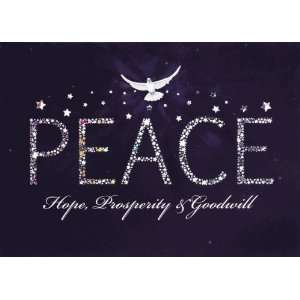  Birchcraft Studios 5457 Peace and Goodwill   Silver Lined 