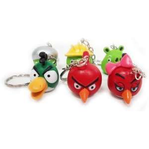  ANGRY BIRDS KEY CHAIN 6PIECES SET 