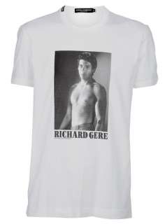 Dolce & Gabbana Richard Gere Print T Shirt   Tessabit   farfetch 