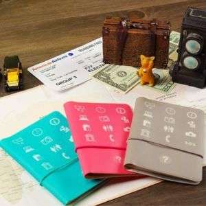 Passport Cover Case Wallet Thehaki Flying Icons  