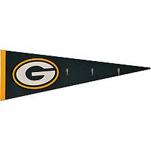Fan Creations Green Bay Packers Logo Wood Pennant with Hooks    