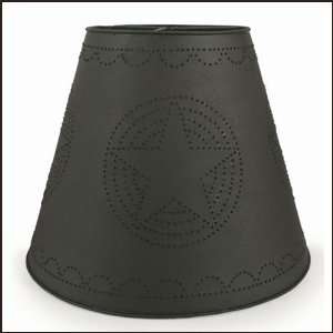  Size G Tin Washer Top Lamp Shade Punched Star Design