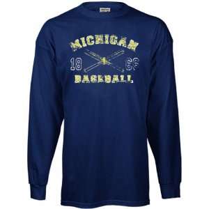  Michigan Wolverines Legacy Baseball Long Sleeve T Shirt 