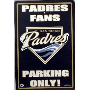  San Diego Padres Fans Parking Only Sign MLB Licensed 