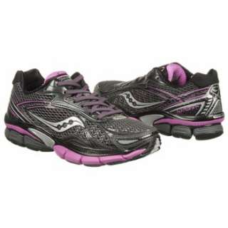 Athletics Saucony Womens Powergrid Hurricane 14 Black/Purple Shoes 