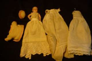   GERMAN JOINTED BABY DOLL ALL ORIGINAL LAYERED GOWN AWESOME  