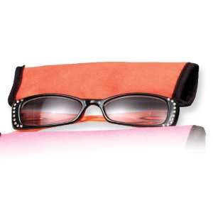    Orange Rhinestone 1.75 Magnification Sun Reading Glasses: Jewelry
