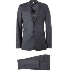 Burberry London Flecked Wool and Tussah Silk Blend Suit