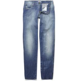  Clothing  Jeans  Straight jeans  Slim Fit Distressed 