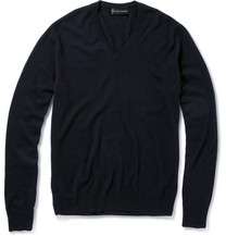 ralph lauren black label lightweight cashmere v neck sweater