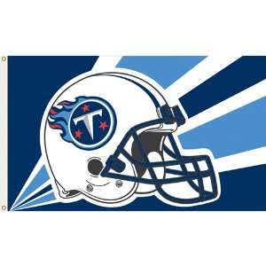   Tennessee Titans NFL Helmet Design 3x5 Banner Flag: Everything Else