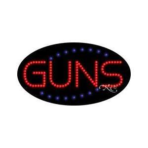  LABYA 24218 Guns Animated LED Sign