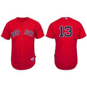 boston red sox #13 carl crawford red baseball 2011 jersey  