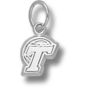  Tulane University T 5/16 Pendant (Silver) Sports 