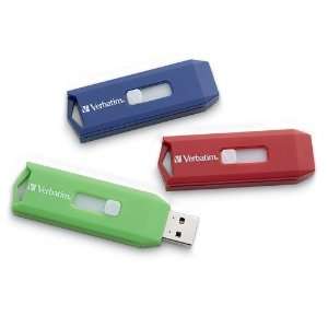   Flash Drive, USB, 2GB, StorenGo, Readyboost, 3 pk 3/PK: Electronics