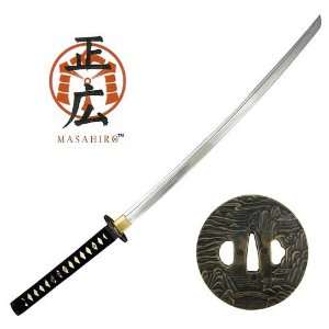  Masahiro Sword Full Tang Shogun Katana Matte Black Sports 