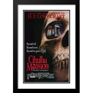 Cthulhu Mansion 20x26 Framed and Double Matted Movie Poster   Style A 