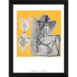   Pablo Picasso FRAMED Art 28x36 Centaur with Trident Home & Kitchen
