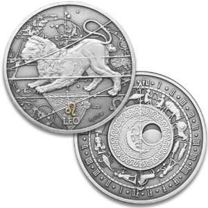   Proof Silver Zodiac Medal   Leo, Jul 23   Aug 22 Patio, Lawn & Garden