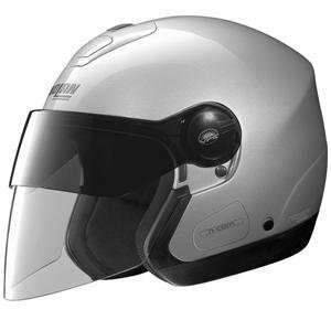  Nolan N 42 Metallic N COM Helmet   X Large/Platinum 