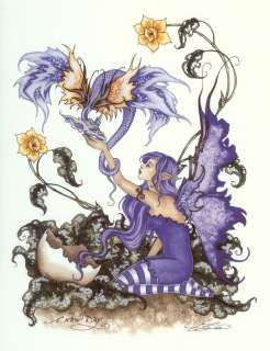 Amy Brown Tuatha de Danann 8.5x11 Fairy Queen Art Print Out of Print Faery 