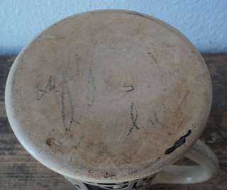 antiker Keramik Bierkrug Jugendstil  