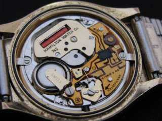   Swiss Quartz Day Date Mens Wrist Watch Signed Band 6J 742 RARE  
