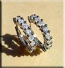 Goldschmuck Ohrringe Diamanten Creolen 750 Weißgold 18 Karat Artikel 