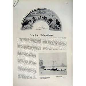  1906 Art Journal Bull Fight Fan Zattere Venice London 
