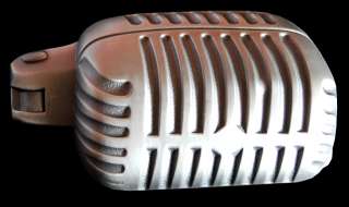 Classic Microphone Mikrofon GÜRTELSCHNALLE Rockabilly RocknRoll 