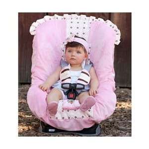  Toddler Car Seat Cover   Color Sugar & Spice with Ruffle 