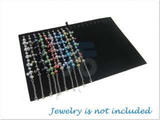   Velvet 21 Clips Bracelet Necklace Jewelry Display Insert for Tray Case