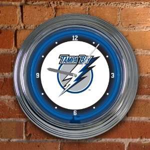 : Tampa Bay Lightning Team 14 Neon Clock NHL Hockey Fan Shop Sports 